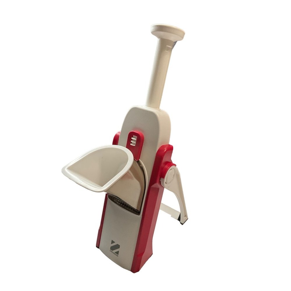 Zakarian Safe Slice Mandoline‎  White and Red